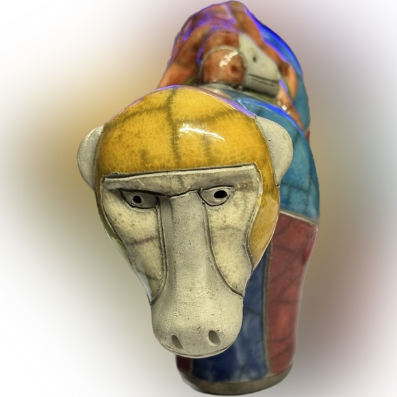 Vintage, rare, phoenix, raku pottery from South Africa - Picture 2 of 6